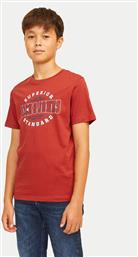 T-SHIRT LOGO 12258877 ΚΟΚΚΙΝΟ REGULAR FIT JACK & JONES