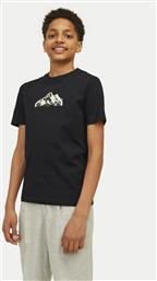 T-SHIRT MOUNTAIN LOGO 12263123 ΜΑΥΡΟ STANDARD FIT JACK & JONES