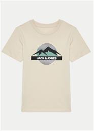 T-SHIRT PEAK 12259433 ΜΠΕΖ STANDARD FIT JACK & JONES