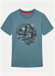 T-SHIRT SKULL ROCK 12259437 ΜΠΛΕ STANDARD FIT JACK & JONES