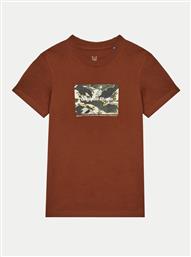 JACK&JONES JUNIOR T-SHIRT VESTERBRO 12267453 ΚΑΦΕ STANDARD FIT JACK & JONES JUNIOR
