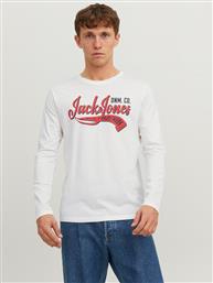 LONGSLEEVE 12236061 ΛΕΥΚΟ STANDARD FIT JACK & JONES