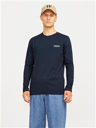 LONGSLEEVE ALVIS 12259735 ΣΚΟΥΡΟ ΜΠΛΕ STANDARD FIT JACK & JONES