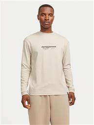 LONGSLEEVE CHARLIE 12265426 ΜΠΕΖ REGULAR FIT JACK & JONES