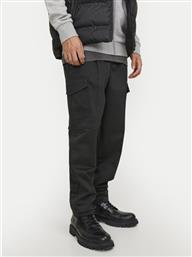 ΠΑΝΤΕΛΟΝΙ ΥΦΑΣΜΑΤΙΝΟ BILL 12247358 ΜΑΥΡΟ TAPERED FIT JACK & JONES