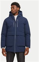 PARKA CHARLIE 12267141 ΣΚΟΥΡΟ ΜΠΛΕ REGULAR FIT JACK & JONES από το MODIVO