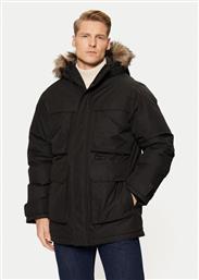 PARKA STAR 12256892 ΜΑΥΡΟ REGULAR FIT JACK & JONES