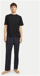 ΠΙΤΖΑΜΑ 12263659 ΜΑΥΡΟ REGULAR FIT JACK & JONES από το MODIVO