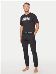 ΠΙΤΖΑΜΑ ELTON 12266998 ΜΑΥΡΟ STANDARD FIT JACK & JONES