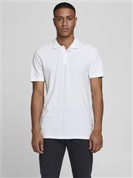 POLO BASIC 12136516 ΛΕΥΚΟ SLIM FIT JACK & JONES