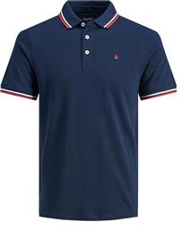 POLO PAULOS 12136668 ΣΚΟΥΡΟ ΜΠΛΕ SLIM FIT JACK & JONES