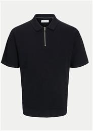 POLO TROY 12269617 ΜΑΥΡΟ RELAXED FIT JACK & JONES