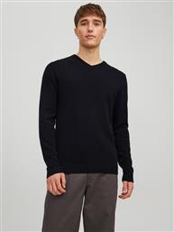 ΠΟΥΛΟΒΕΡ 12137194 ΜΑΥΡΟ REGULAR FIT JACK & JONES