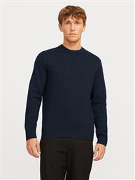 ΠΟΥΛΟΒΕΡ MILANO 12259666 ΣΚΟΥΡΟ ΜΠΛΕ RELAXED FIT JACK & JONES