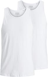 ΣΕΤ 2 TANK TOPS BASIC 12133910 ΛΕΥΚΟ REGULAR FIT JACK & JONES