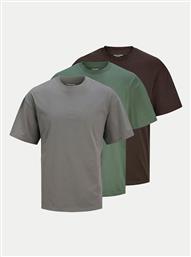 ΣΕΤ 3 T-SHIRTS HUGO 12284202 ΕΓΧΡΩΜΟ LOOSE FIT JACK & JONES