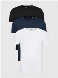 ΣΕΤ 3 T-SHIRTS ORGANIC BASIC 12191759 ΕΓΧΡΩΜΟ REGULAR FIT JACK & JONES