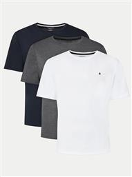 ΣΕΤ 3 T-SHIRTS PAULOS 12257006 ΕΓΧΡΩΜΟ STANDARD FIT JACK & JONES