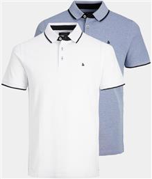 ΣΕΤ ΜΠΛΟΥΖΕΣ POLO 2 ΤΕΜΑΧΙΩΝ JACK & JONES
