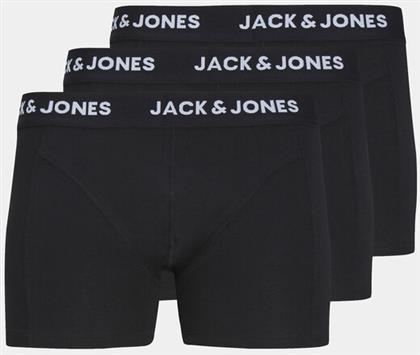 ΣΕΤ ΜΠΟΞΕΡΑΚΙΑ 3 ΤΜΧ ANTHONY 12171944 ΜΑΥΡΟ JACK & JONES