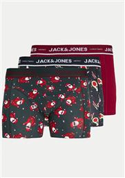 ΣΕΤ ΜΠΟΞΕΡΑΚΙΑ 3 ΤΜΧ MERRY X-MAS 12266602 ΕΓΧΡΩΜΟ JACK & JONES