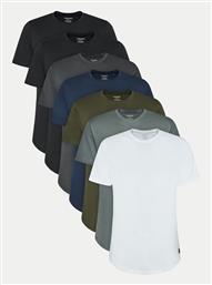 ΣΕΤ T-SHIRTS 7 ΤΕΜΑΧΙΩΝ NOA 12195439 ΕΓΧΡΩΜΟ LONG LINE FIT JACK & JONES