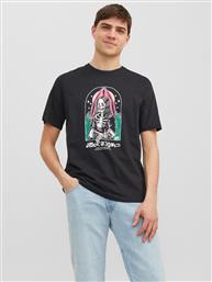 T-SHIRT 12241950 ΜΑΥΡΟ STANDARD FIT JACK & JONES