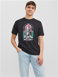 T-SHIRT 12241950 ΜΑΥΡΟ STANDARD FIT JACK & JONES