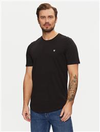 T-SHIRT BRODY 12190468 ΜΑΥΡΟ REGULAR FIT JACK & JONES