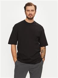 T-SHIRT CHARGE 12259975 ΜΑΥΡΟ OVERSIZE JACK & JONES