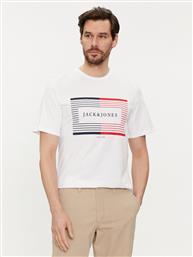 T-SHIRT CYRUS 12247810 ΛΕΥΚΟ STANDARD FIT JACK & JONES