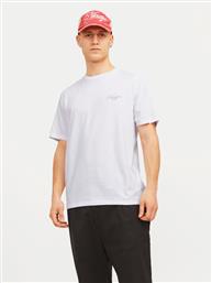 T-SHIRT ERRIS 12256799 ΛΕΥΚΟ STANDARD FIT JACK & JONES από το MODIVO