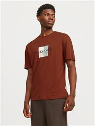 T-SHIRT FREDEIKSBERG 12262492 ΚΑΦΕ REGULAR FIT JACK & JONES