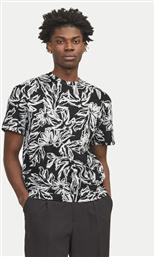 T-SHIRT LAFAYETTE 12250434 ΜΑΥΡΟ RELAXED FIT JACK & JONES