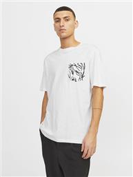 T-SHIRT LAFAYETTE 12250435 ΛΕΥΚΟ STANDARD FIT JACK & JONES