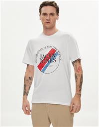 T-SHIRT LOOF 12248624 ΛΕΥΚΟ STANDARD FIT JACK & JONES