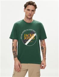 T-SHIRT LOOF 12248624 ΠΡΑΣΙΝΟ STANDARD FIT JACK & JONES