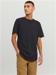 T-SHIRT NOA 12210945 ΜΑΥΡΟ REGULAR FIT JACK & JONES