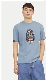 T-SHIRT SEVEN SKULL 12262491 ΠΡΑΣΙΝΟ REGULAR FIT JACK & JONES