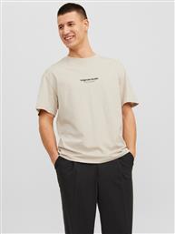 T-SHIRT VESTERBRO 12240121 ΜΠΕΖ RELAXED FIT JACK & JONES