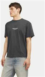 T-SHIRT VESTERBRO 12240121 ΓΚΡΙ RELAXED FIT JACK & JONES από το MODIVO