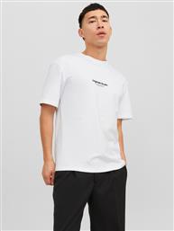 T-SHIRT VESTERBRO 12240121 ΛΕΥΚΟ RELAXED FIT JACK & JONES