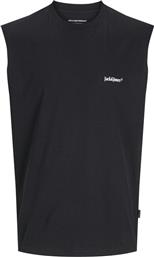 TANK TOP VARENNA 12273524 ΜΑΥΡΟ OVERSIZE JACK & JONES από το MODIVO