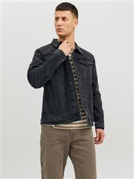 ΤΖΙΝ ΜΠΟΥΦΑΝ JEAN 12223613 ΜΑΥΡΟ REGULAR FIT JACK & JONES