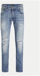 ΤΖΙΝ GLENN 12258180 ΜΠΛΕ SLIM FIT JACK & JONES από το MODIVO