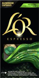 ΚΑΨΟΥΛΕΣ ESPRESSO BRAZIL L'OR (10 ΤΕΜ) JACOBS