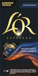 ΚΑΨΟΥΛΕΣ ESPRESSO COLOMBIA DECAF L'OR (10 ΤΕΜ) JACOBS