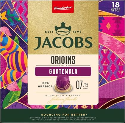 ΚΑΨΟΥΛΕΣ ΚΑΦΕ ESPRESSO ORIGINS GUATEMALA 18X5.2G JACOBS