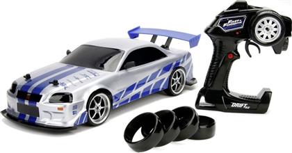 ΤΗΛΕΚΑΤΕΥΘΥΝΟΜΕΝΟ FAST & FURIOUS NISSAN SKYLINE GTR 41CM 1:10 (253209000) JADA