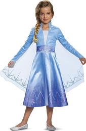 DISGUISE ELSA TRAVEL DRESS DELUXE ΣΤΟΛΗ MEDIUM (129989K/M) JAKKS PACIFIC